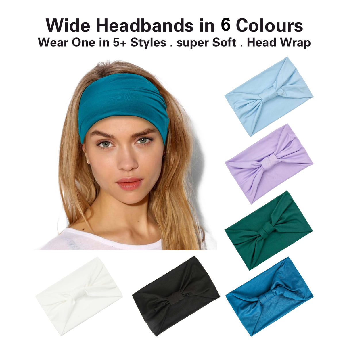 GiLi wide headband on a model during a workout session