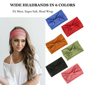 GiLi wide headband worn during yoga class