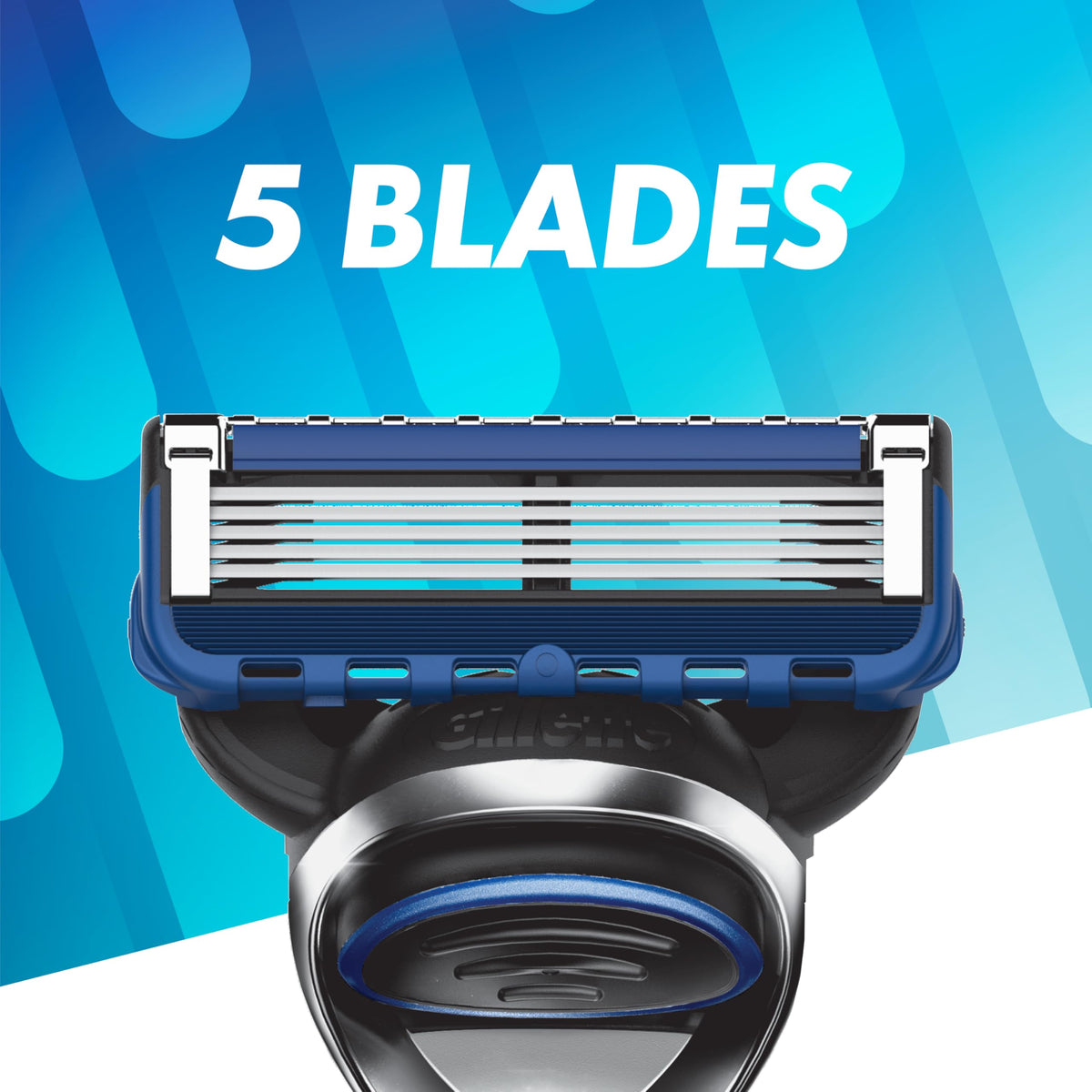 Gillette 5 razor blade refills side view