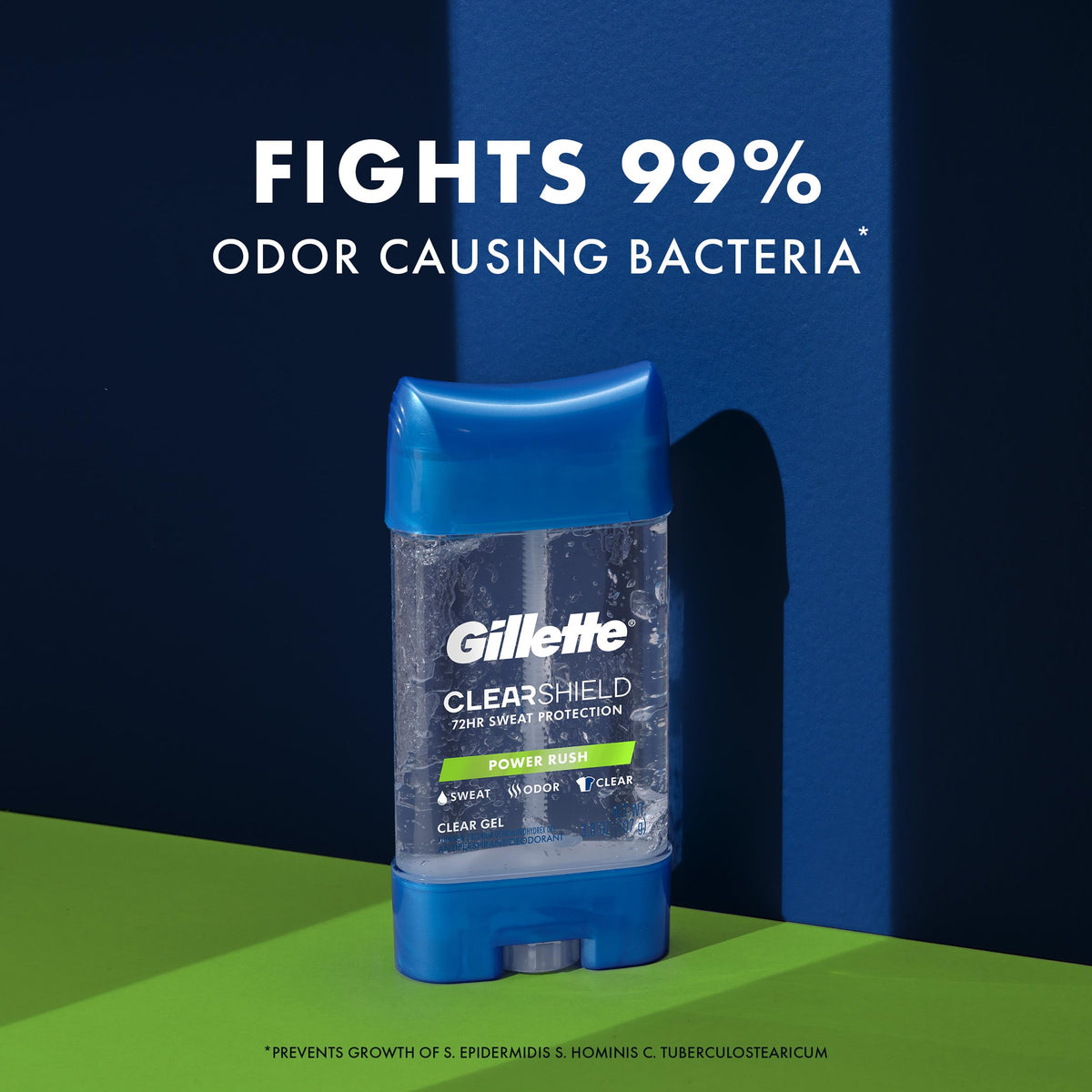 Gillette Antiperspirant Deodorant in use on skin