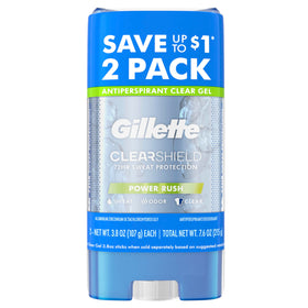 Gillette Antiperspirant Deodorant Power Rush 3.8 oz front view