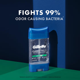Gillette Antiperspirant Deodorant showing clear gel texture