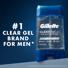 Gillette Antiperspirant Deodorant side view showing ingredients
