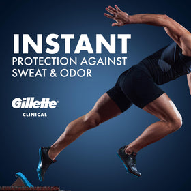 Gillette Clinical Antiperspirant and Deodorant packaging dimensions