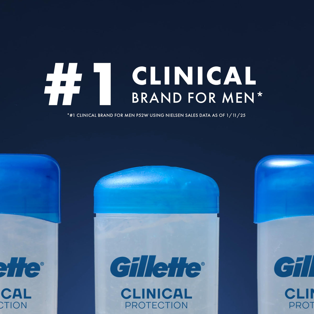 Gillette Clinical Antiperspirant texture close-up