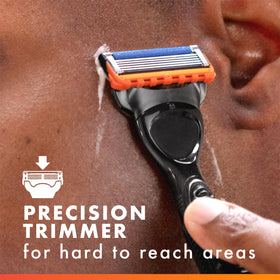 Gillette Fusion5 Power Razor in a bathroom setting