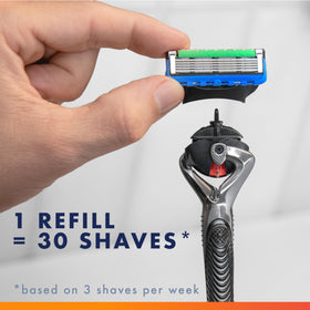 Gillette Fusion5 ProGlide razor blades side view