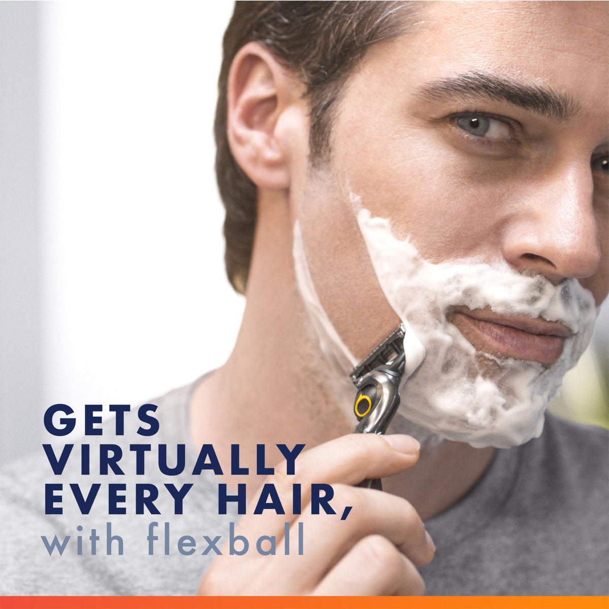 Gillette Fusion5 ProGlide Shield Razor packaging with product details