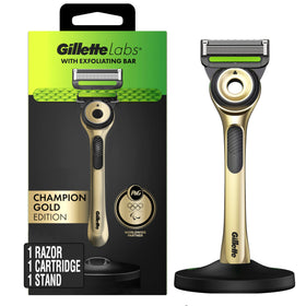 Gillette Labs Exfoliating Bar Razor Champion Gold Edition front view