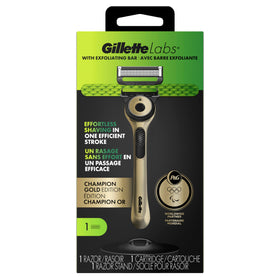 Gillette Labs Exfoliating Bar Razor packaging display