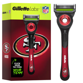 Gillette Labs NFL 49ers Edition Shaving Razor front view