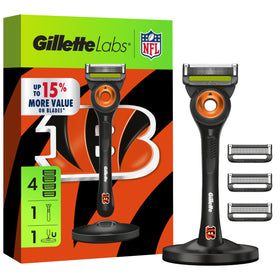 Gillette Labs NFL Bengals Edition Shaving Razor front view