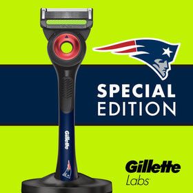 Gillette Labs NFL Patriots Edition razor with flex disc technology