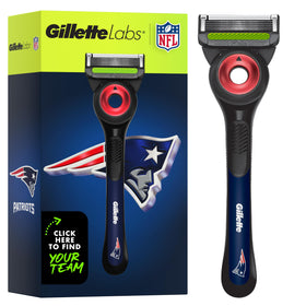 Gillette Labs NFL Patriots Edition Shaving Razor front view