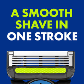 Gillette Labs NFL Seahawks Edition Shaving Razor in use