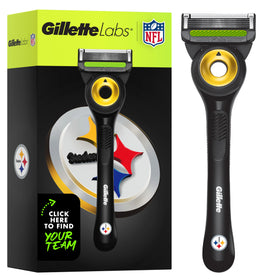 Gillette Labs NFL Steelers Edition Shaving Razor front view