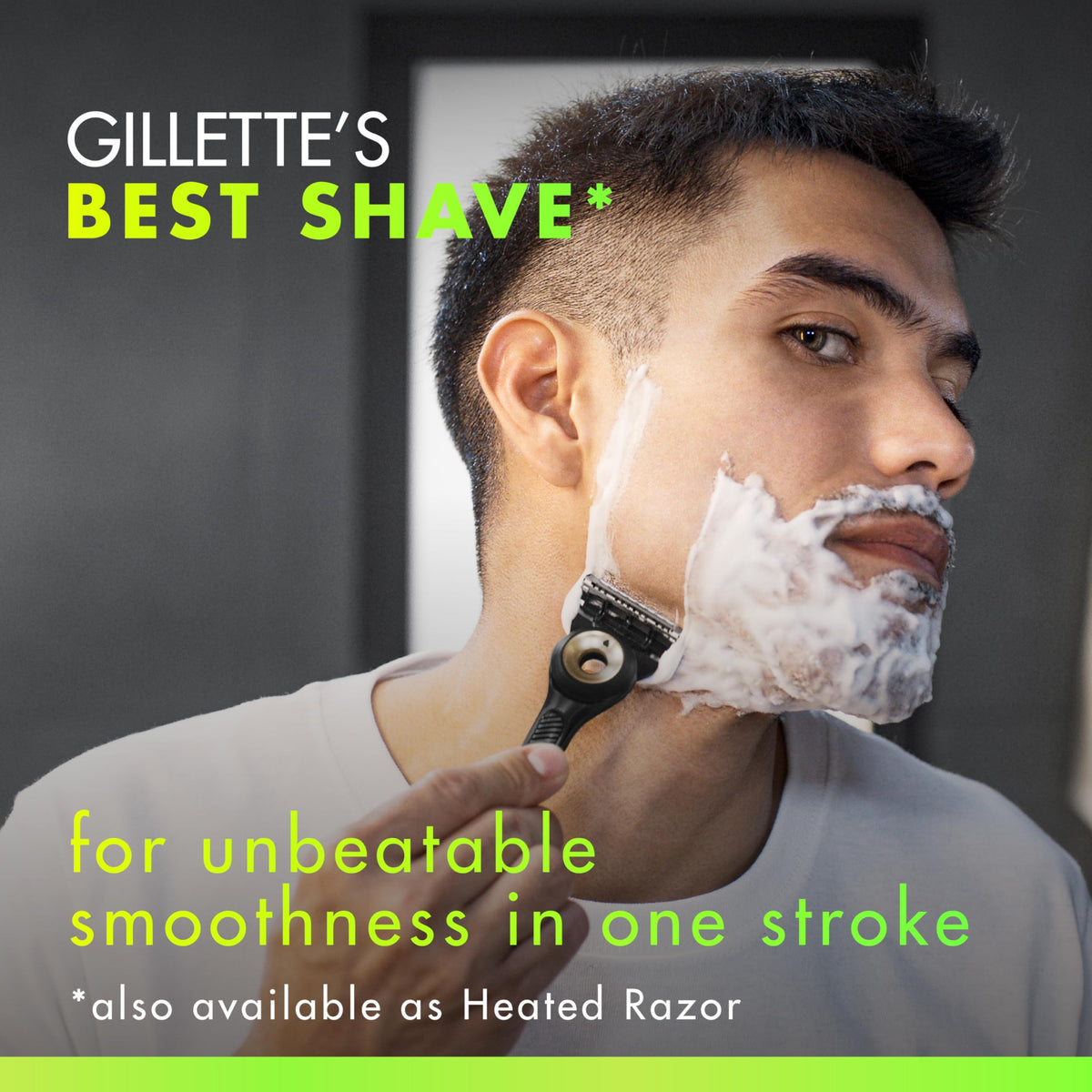 Gillette Labs razor handle showing 2D FlexDisc technology
