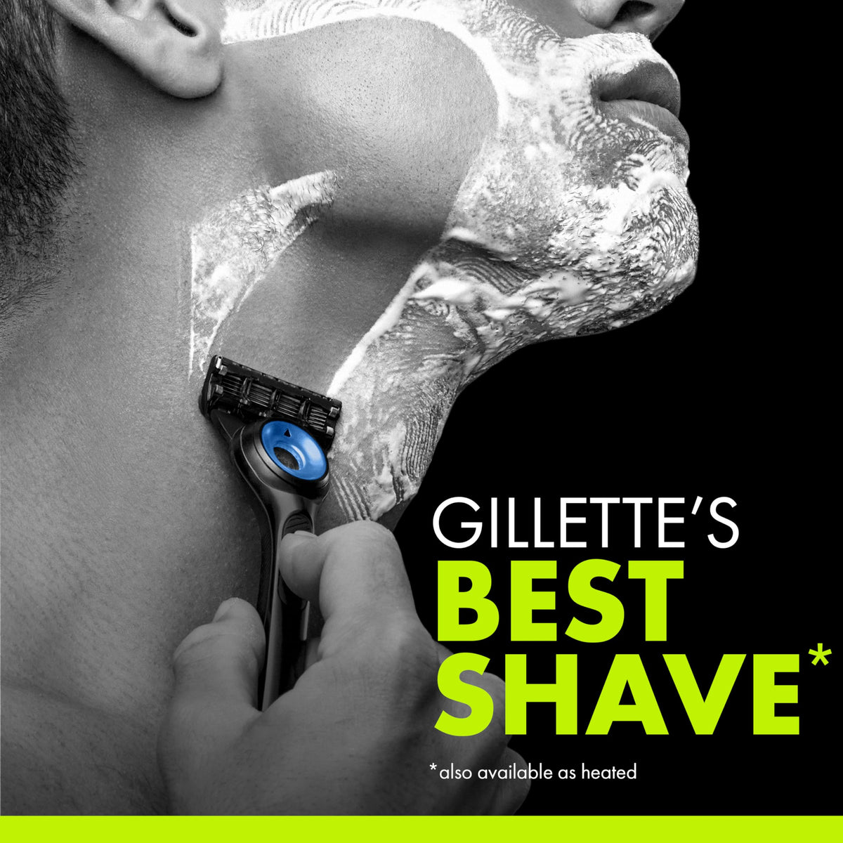 Gillette Labs Seahawks Razor side view