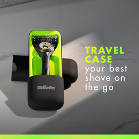 Gillette Labs Shaving Razor in travel case open view