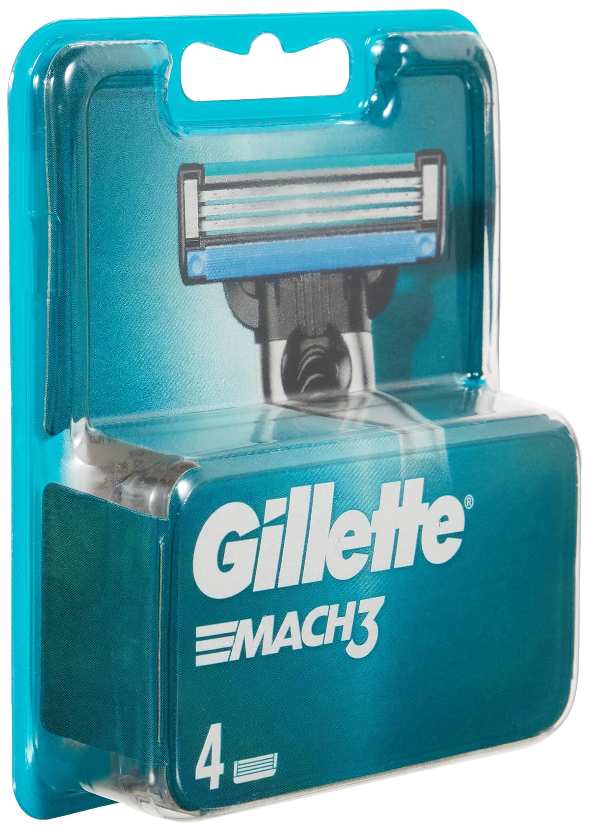 Gillette Mach-3 Cartridge close-up showing blades