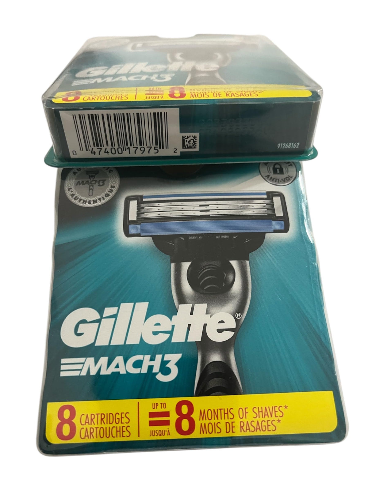 Gillette Mach 3 razor blade cartridge compatibility with razor handle