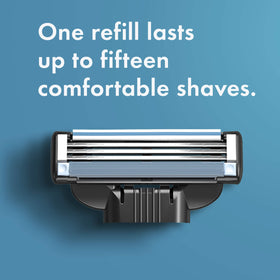 Gillette Mach 3 Razor cartridge with protective cover