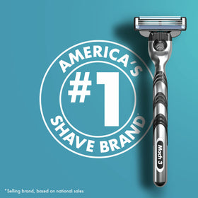 Gillette Mach 3 Razor Refils packaging side view
