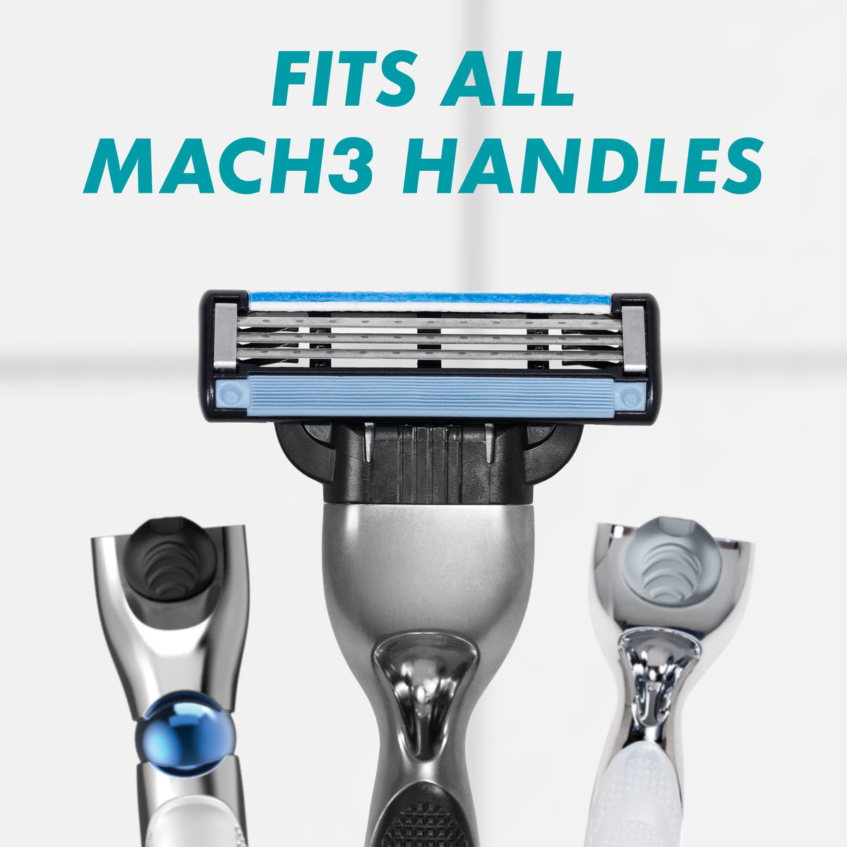 Gillette Mach3 Razor Blades with shaving gel