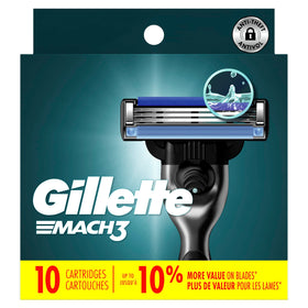 Gillette Mach3 Razor Refills with a razor handle