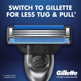 Gillette Mach3 Razor with 10 blade refills packaging