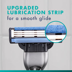 Gillette Mach3 razor with Microfin Guard feature