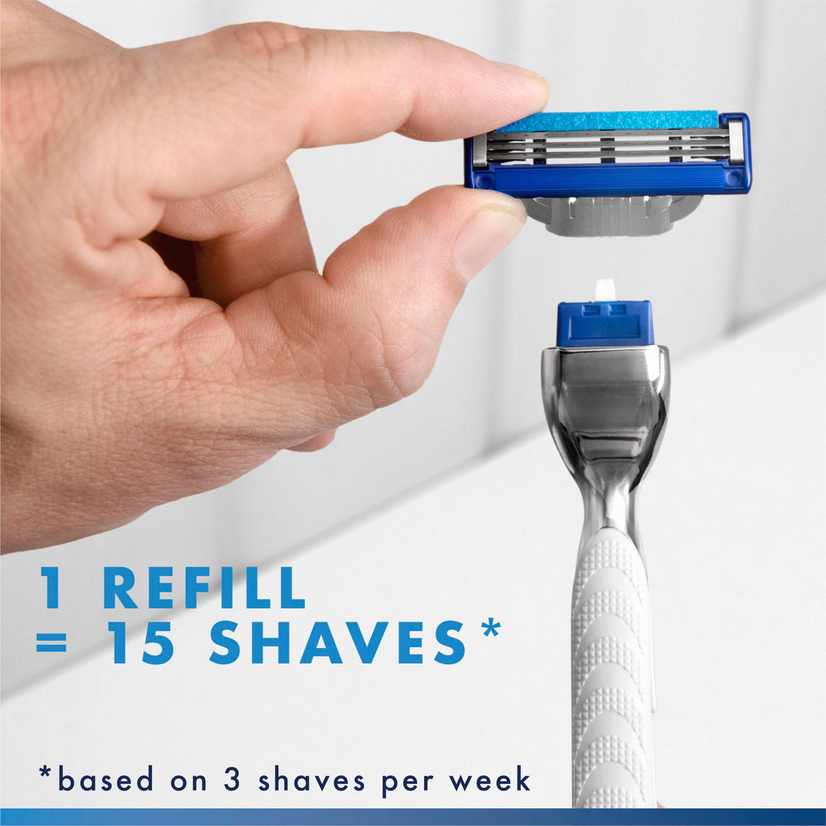 Gillette Mach3 Turbo Razor Blade close-up