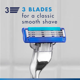 Gillette Mach3 Turbo Razor on a bathroom counter