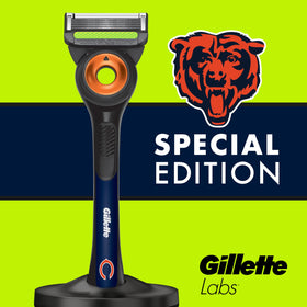 Gillette NFL Bears Edition razor in packaging