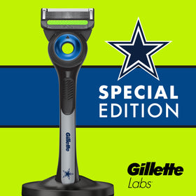 Gillette NFL Cowboys Edition Shaving Razor packaging front