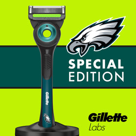 Gillette NFL Eagles Edition razor with Flex Disc technology