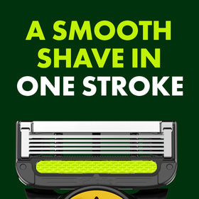 Gillette NFL Packers Edition razor on magnetic stand