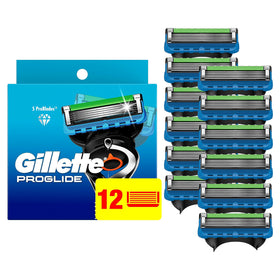 Gillette ProGlide Razor Refills 12 pack front view