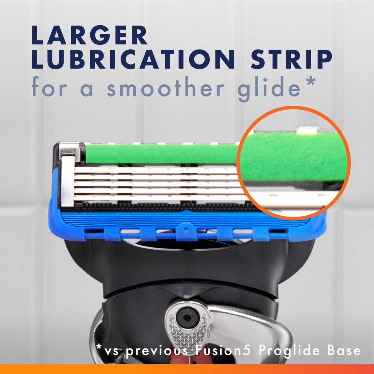 Gillette ProGlide Razor side view demonstrating FlexBall feature