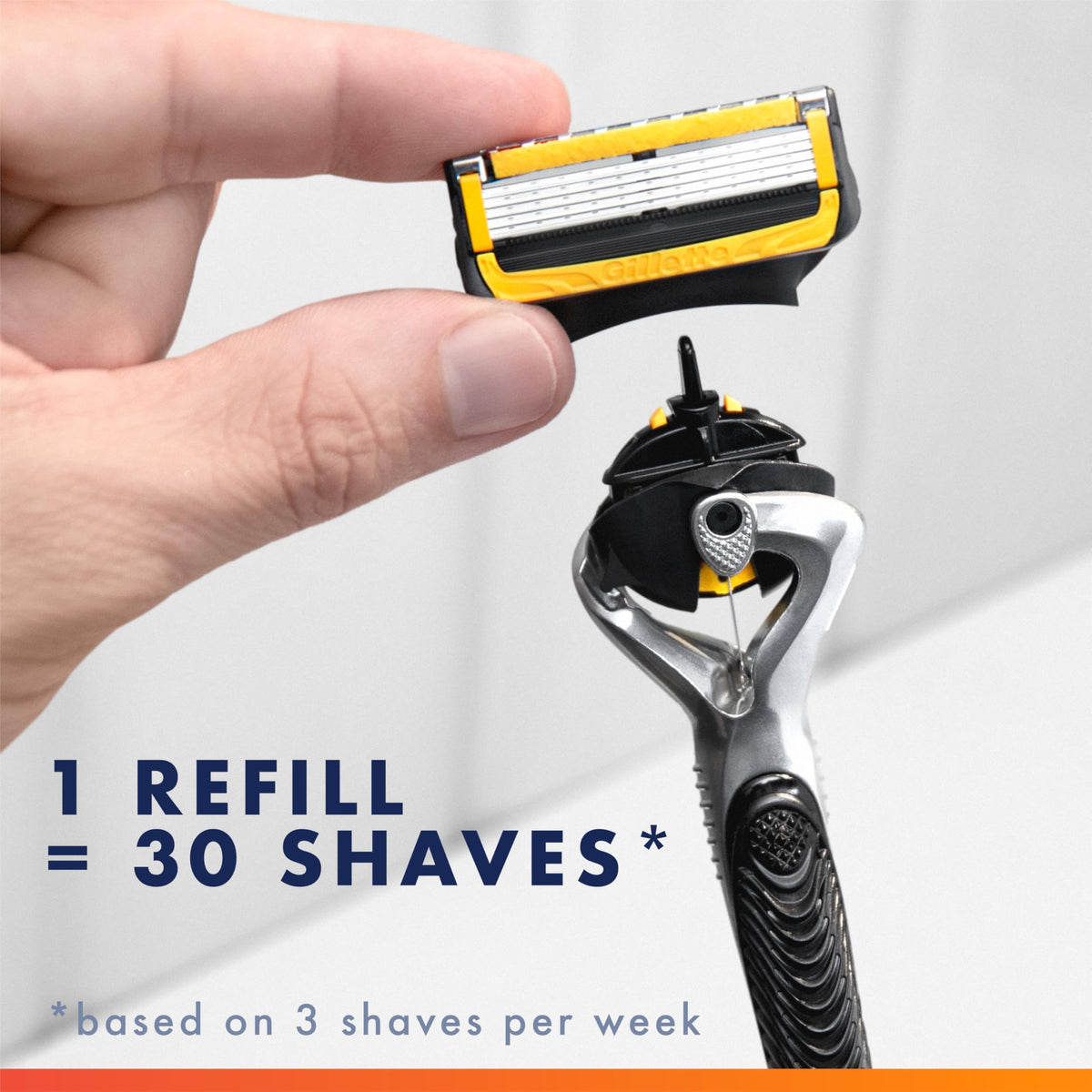 Gillette ProGlide Shield Razor Refills packaging details