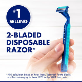 Gillette Sensor2 Plus Pivot razor in use on skin