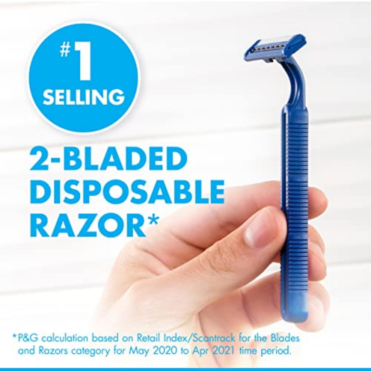 Gillette Sensor2 razors displayed in a bathroom setting