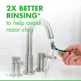 Gillette Sensor3 Sensitive Disposable Razor anti-slip handle