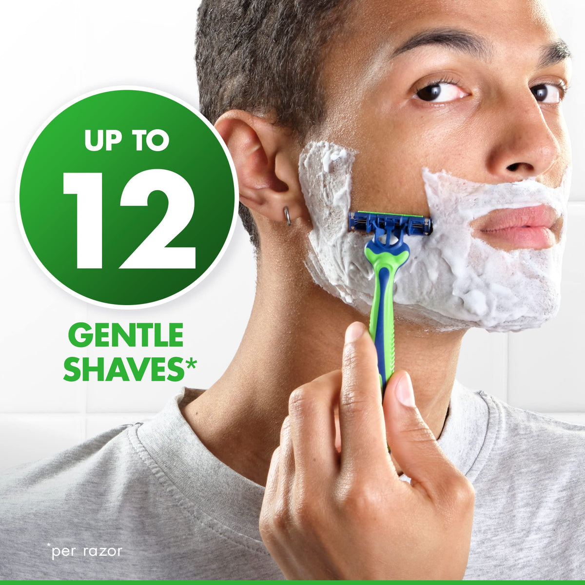 Gillette Sensor3 Sensitive Disposable Razor packaging