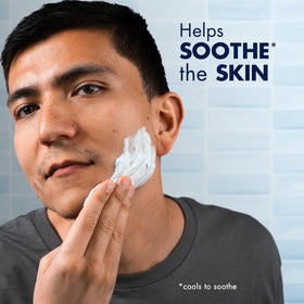 Gillette Series 3X Moisturizing Shave Gel, 7oz each, displayed on a bathroom counter
