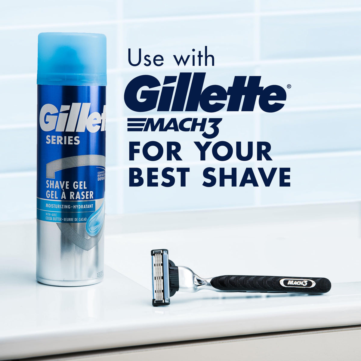 Gillette Series 3X Moisturizing Shave Gel, invigorating scent description