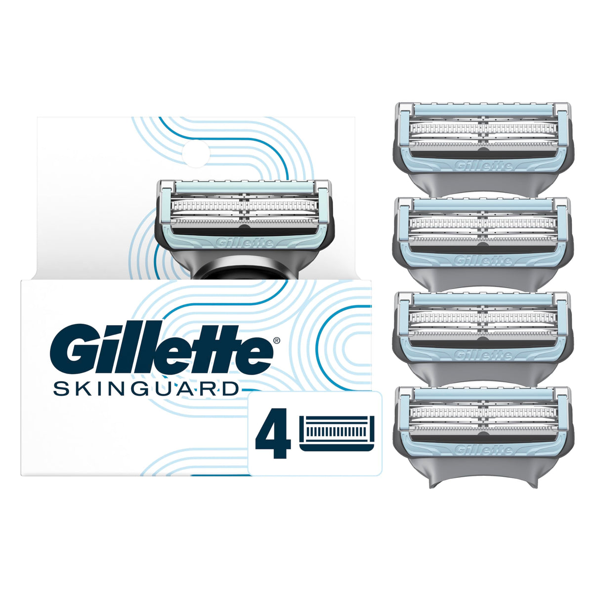 Gillette SkinGuard Men's Razor Blades package front view