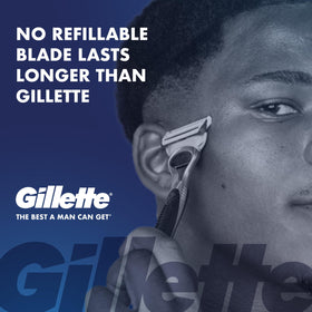 Gillette SkinGuard Men's Razor Blades showing individual cartridges