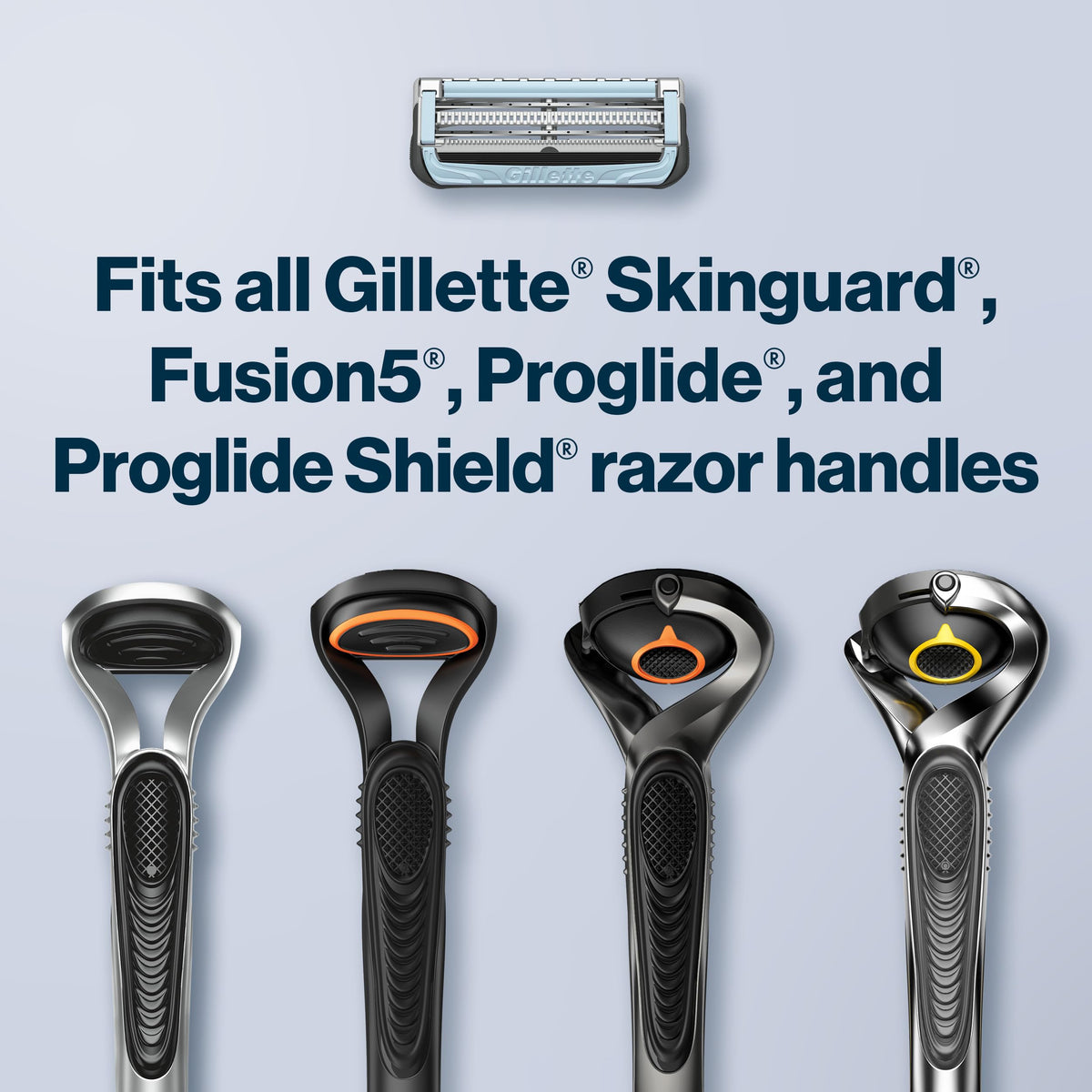 Gillette SkinGuard Men's Razor Blades with a razor handle
