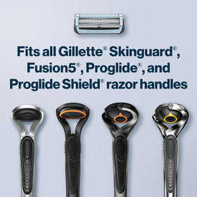 Gillette SkinGuard Men's Razor Blades with a razor handle